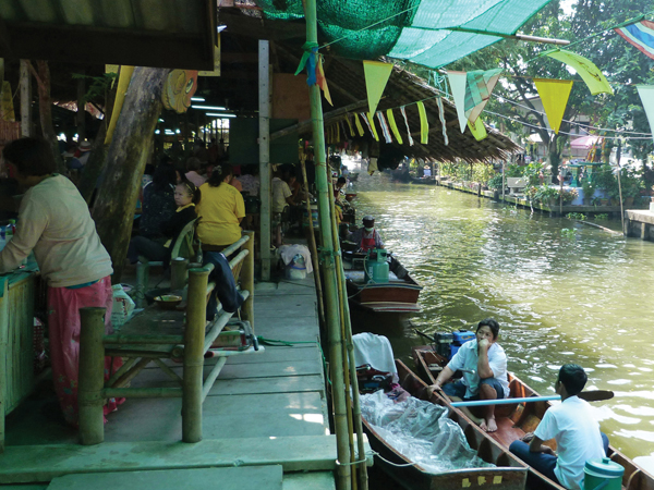 marché flottant bangkok - mes souvenirs de voyage