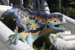 Parc Guell Barcelone Lézard - MSDV