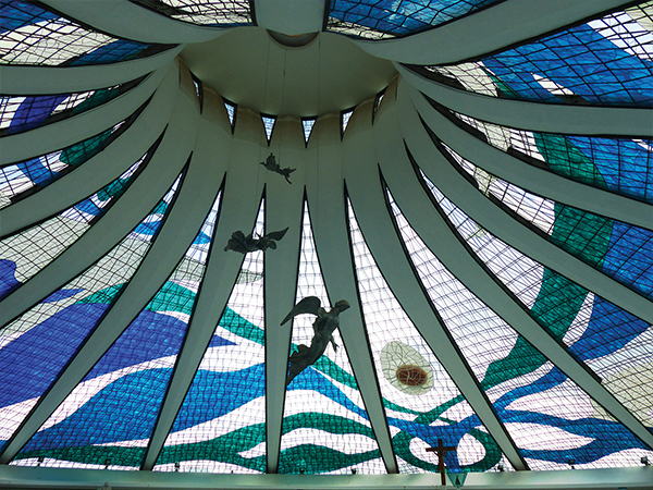 Cathedrale Brasilia intérieur