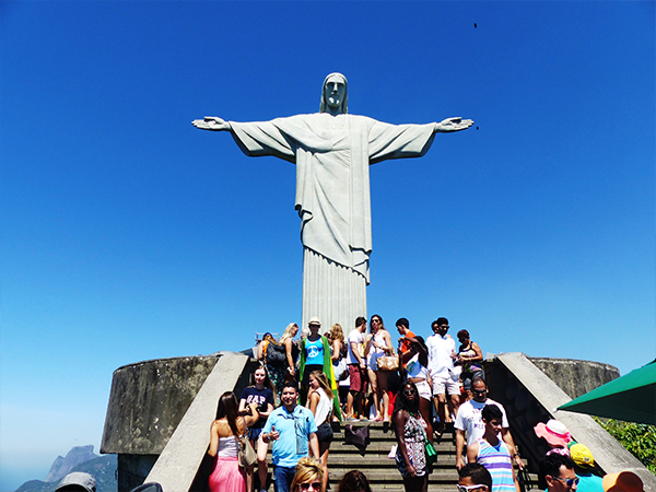 Le Christ Redempteur sur le Corcovado à Rio
