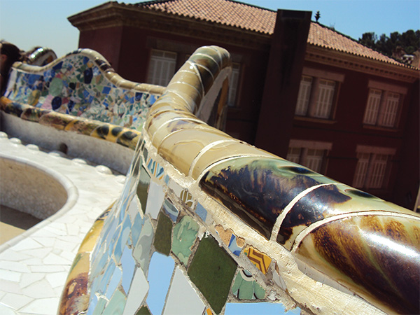 Banc Parc Guell Gaudi Visiter Barcelone en 5 jours Blog Voyage MSDV