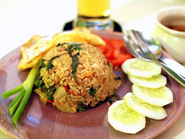 Fried Rice plat Thailande blog voyage visiter Ayutthaya
