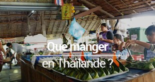 Que manger en Thailande Blog voyage