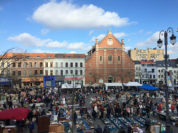 Place du marché Marolles Bruxelles