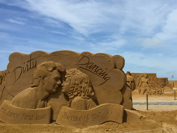 Sculptures de sables SAND Ostende Dirty Dancing