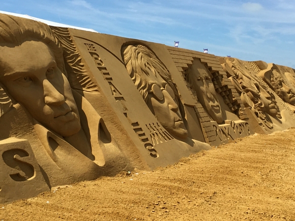 Sculptures de sables SAND Ostende musique