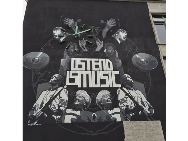 Street Art Ostende Chrystal Ship Ostende Music