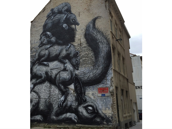 Street Art Ostende Chrystal Ship ROA