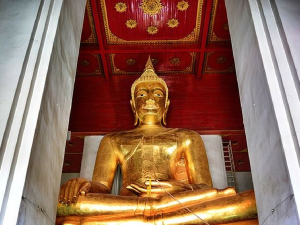 Phra Mongkhon Bophit bouddha de bronze visiter Ayutthaya