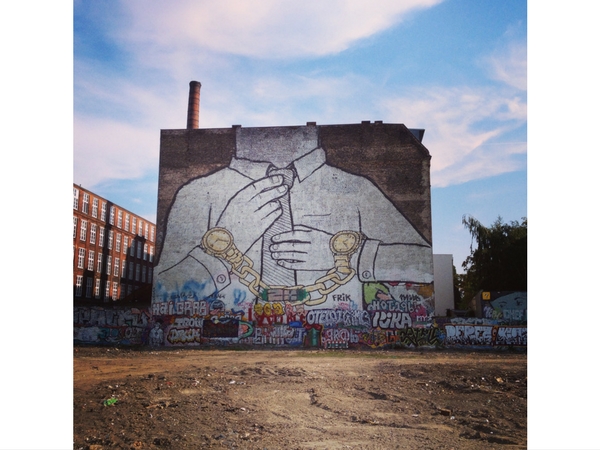 Street Art Berlin Europe tour chemise