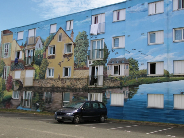 Fresque de Bel Air - découvrir Chartres