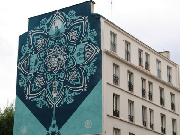 paris-street-art-fleur week-end à Paris