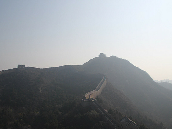 vue-sur-la-muraille-de-chine muraille de Chine