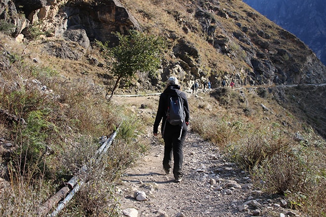 2eme jour Trek des Gorges du Saut du Tigre Yunnan Chine