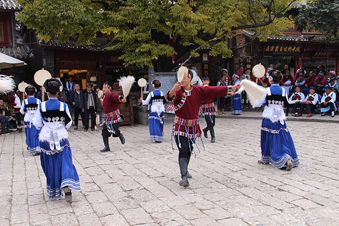 Danse Lijiang Yunnan Chine