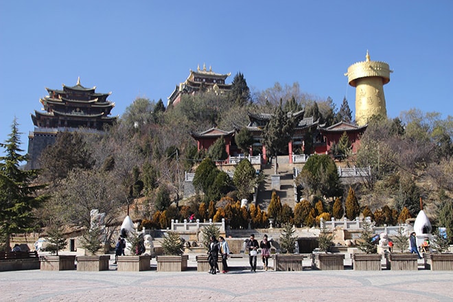 Moulin a prieres Shangri-la Yunnan Chine