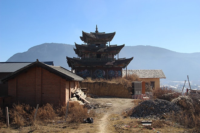 Temple Shangri-la Yunnan Chine