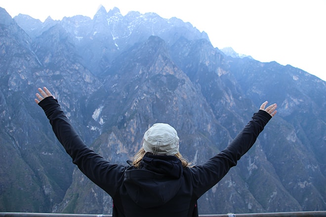 réussite Trek des Gorges du Saut du Tigre Yunnan Chine