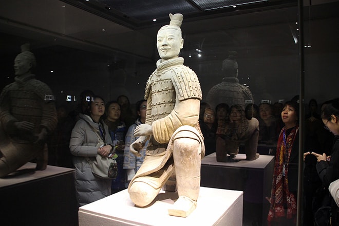 statue armée des soldats de terre cuite Xian Chine