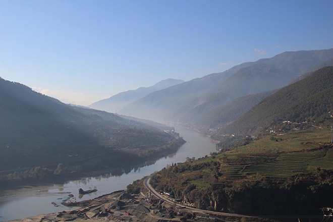 vue Trek des Gorges du Saut du Tigre Yunnan Chine