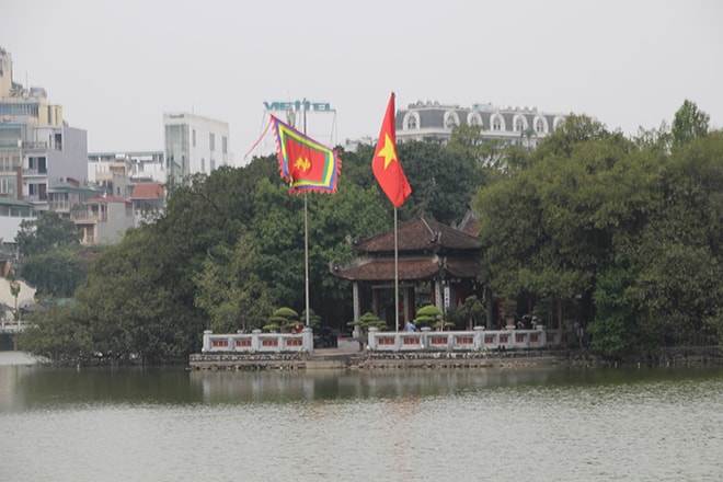 Lac centre ville Hanoi Vietnam