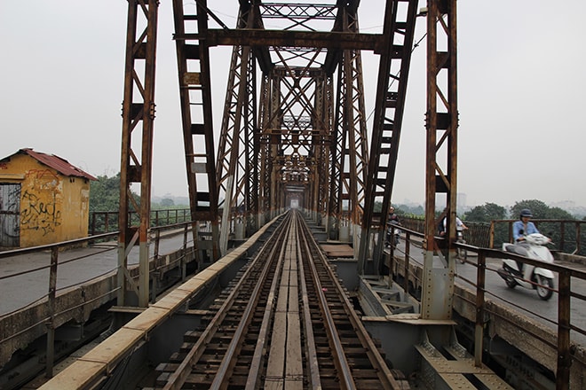 Perspective pont Hanoi Vietnam