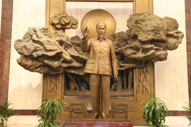 Statue Ho Chi Minh Hanoi Vietnam