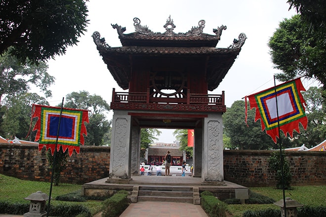 Temple Litterature Hanoi Vietnam