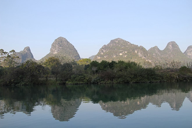 Yangshuo Chine pics karstiques