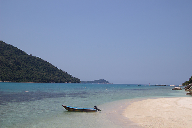 Bateau plage Iles Perhentian Malaisie