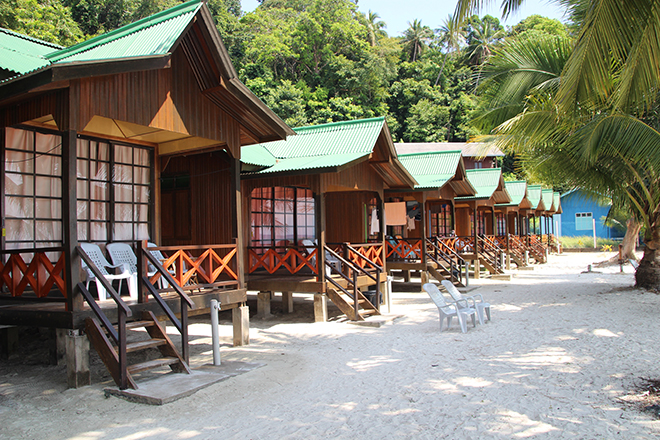 Bungalow Sea View Abdul Chalets Iles Perhentian Malaisie