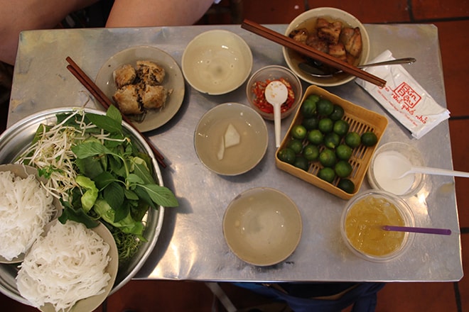 Bun cha Ho Chi Minh Vietnam