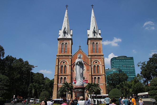 Cathedrale Ho Chi Minh Vietnam