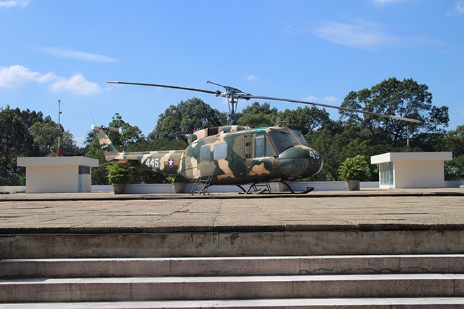 Heliport palais Ho Chi minh Vietnam