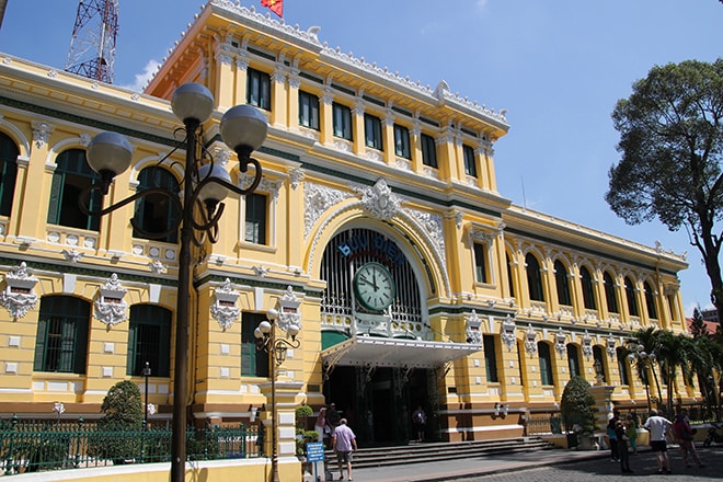 Poste centrale Ho Chi Minh Vietnam