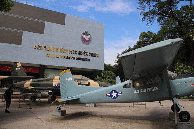 entree musee des Souvenirs de Guerre Ho Chi Minh Vietnam