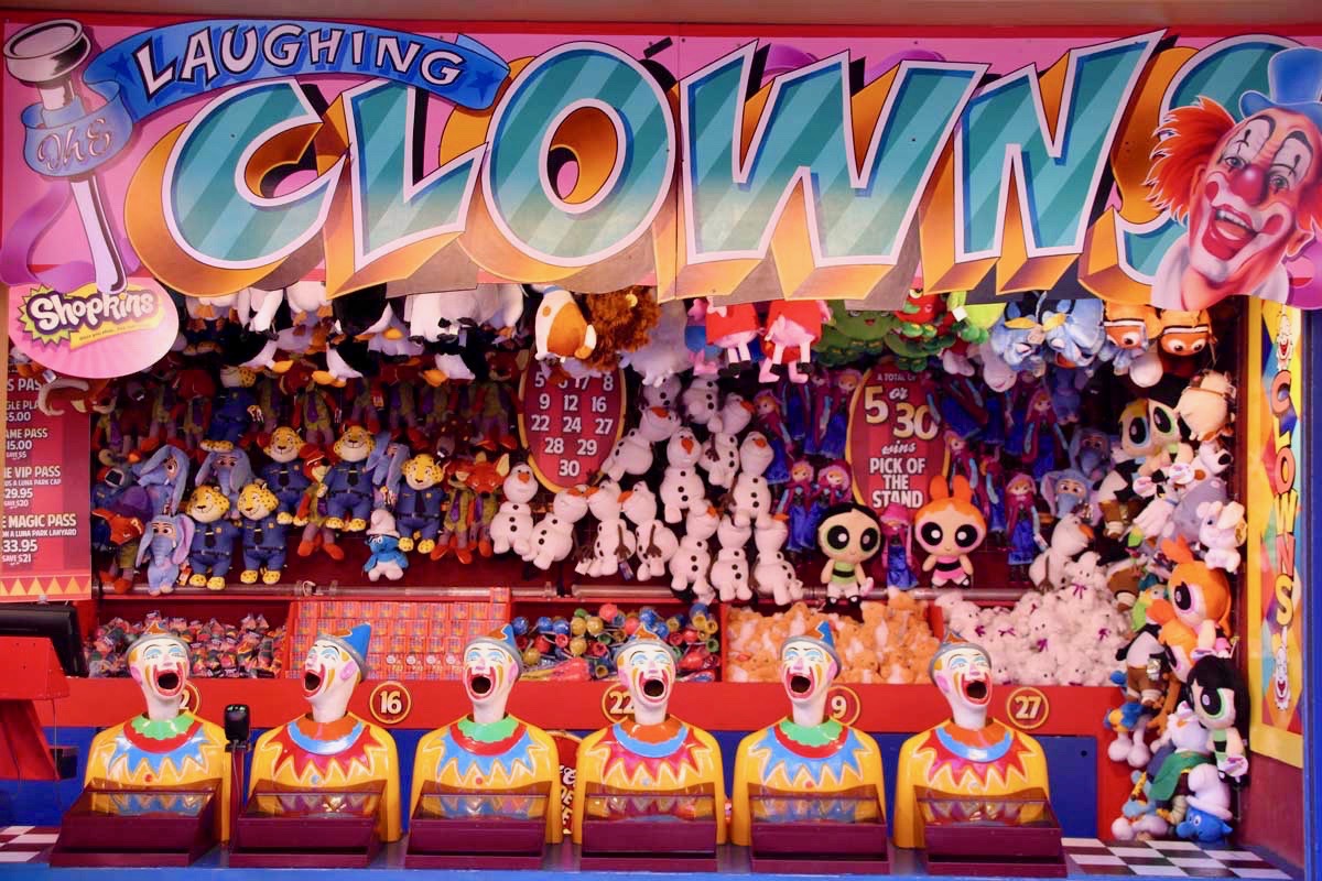 Clowns luna park Sydney