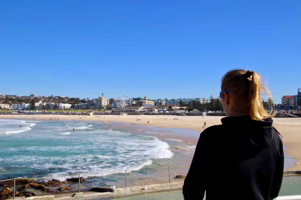 Moi plage Bondi Beach Sydney