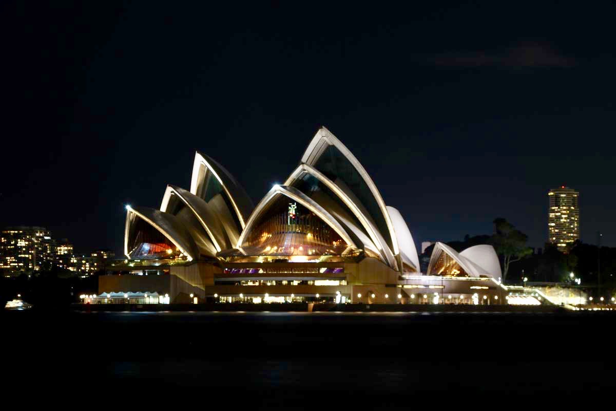 Opera de sydney nuit