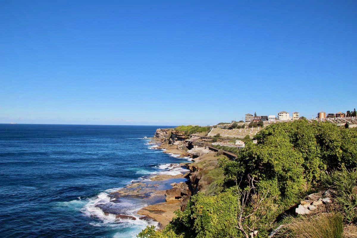 paysage coastal walk Bondi Beach Sydney