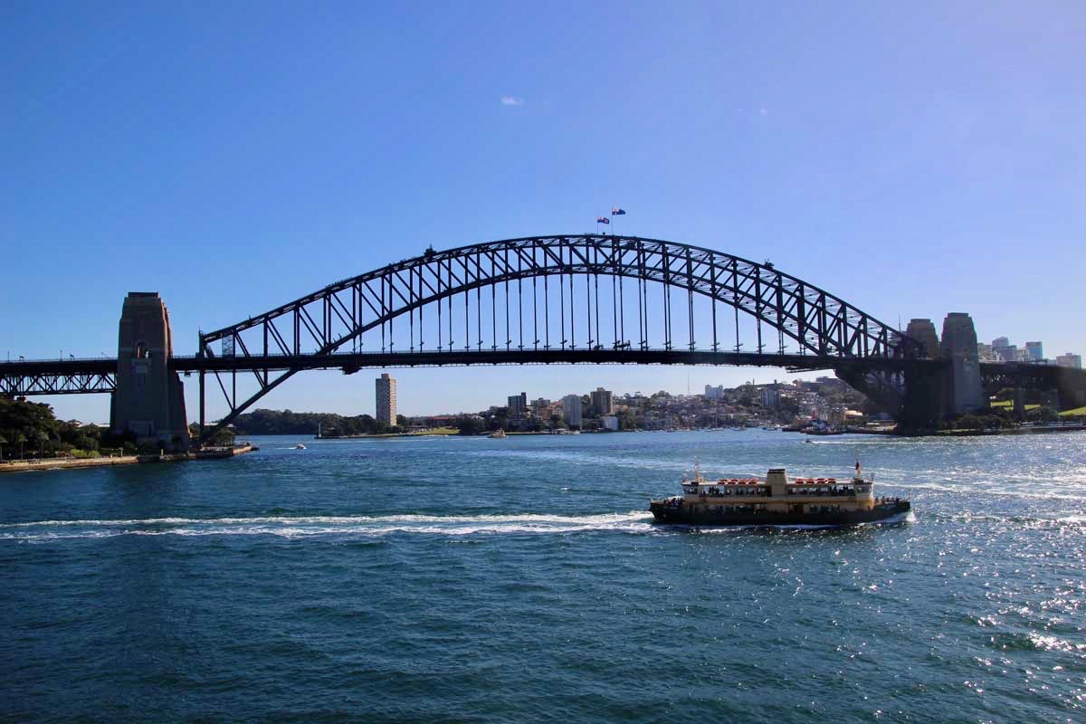 Ferry dans la baie de Sydney