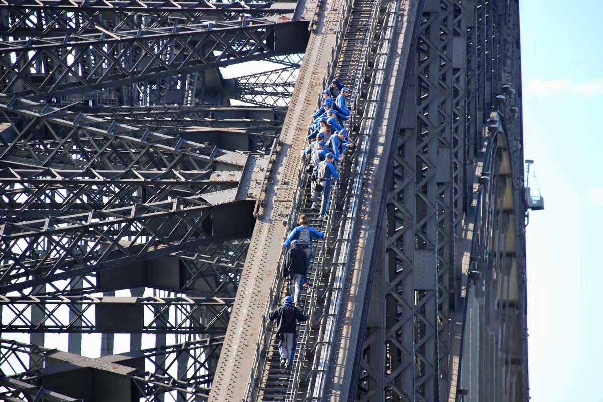 Groupe Bridge Climb sur le Harbour BridgeGroupe Bridge Climb sur le Harbour Bridge