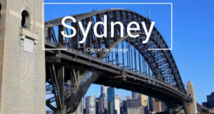 Sydney carnet de voyage programme