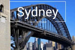 Sydney carnet de voyage programme