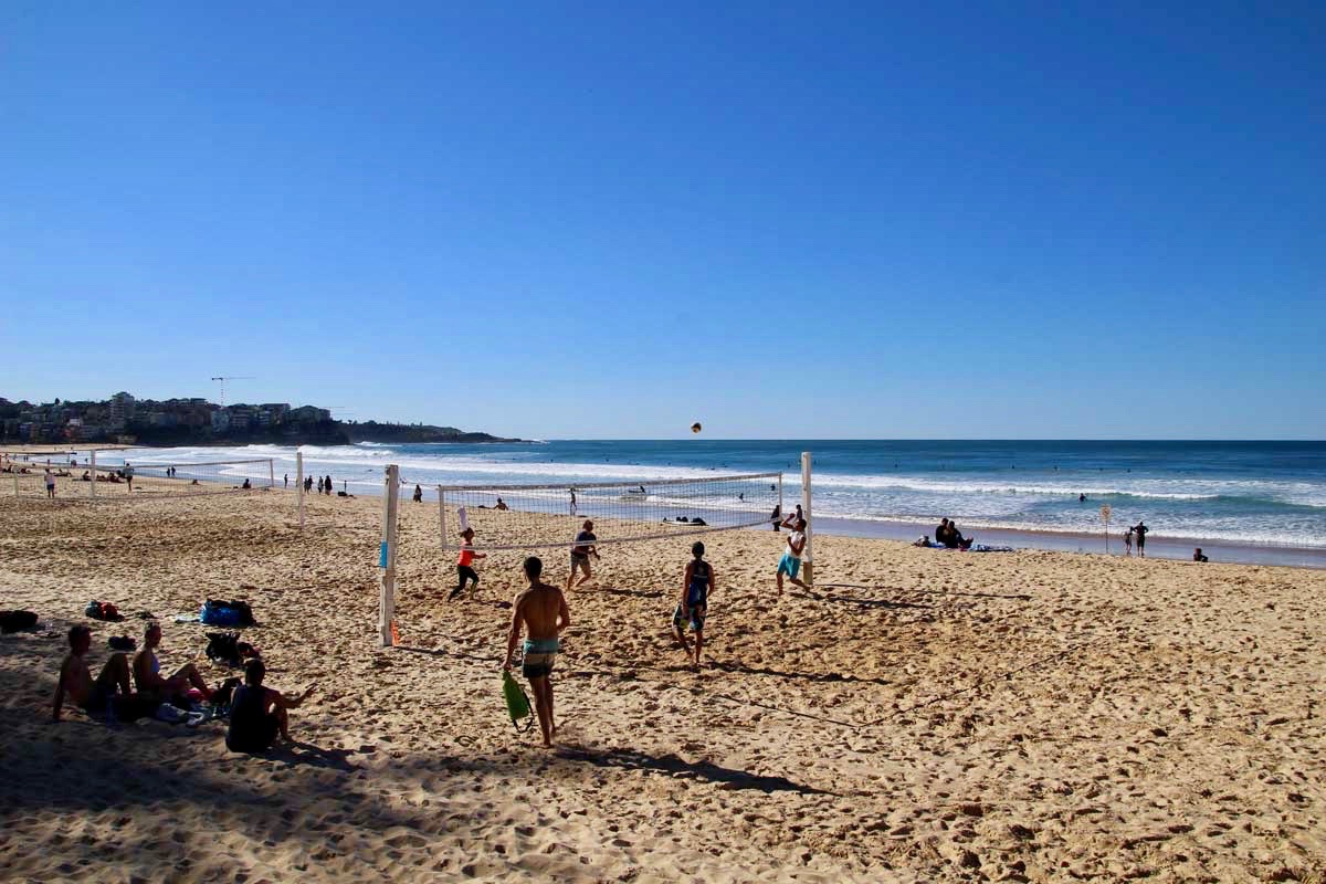 Volley sur la plage de Manly Beach Sydney