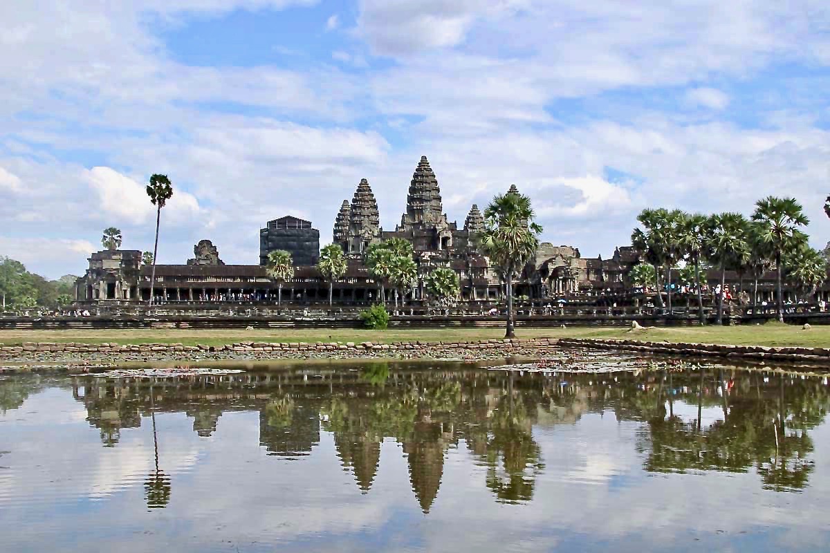 Angkor Wat reflet Temples Cambodge