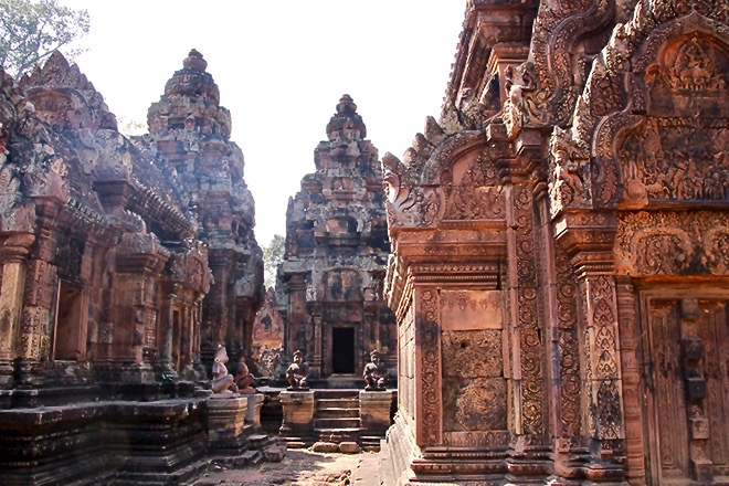 Banta Srey temples Angkor Cambodge