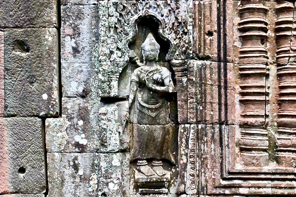 Statue Temples Angkor Cambodge