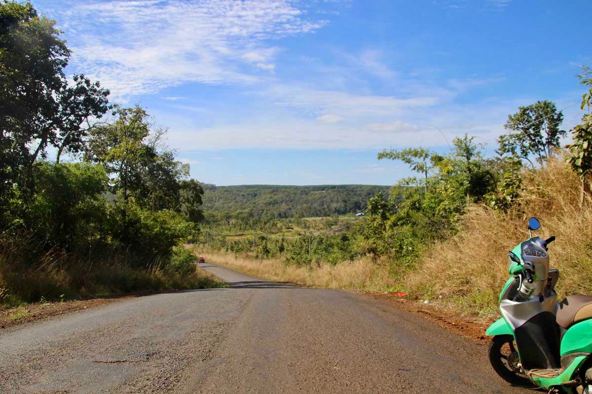 route scooter Sen Monorom Mondulkiri