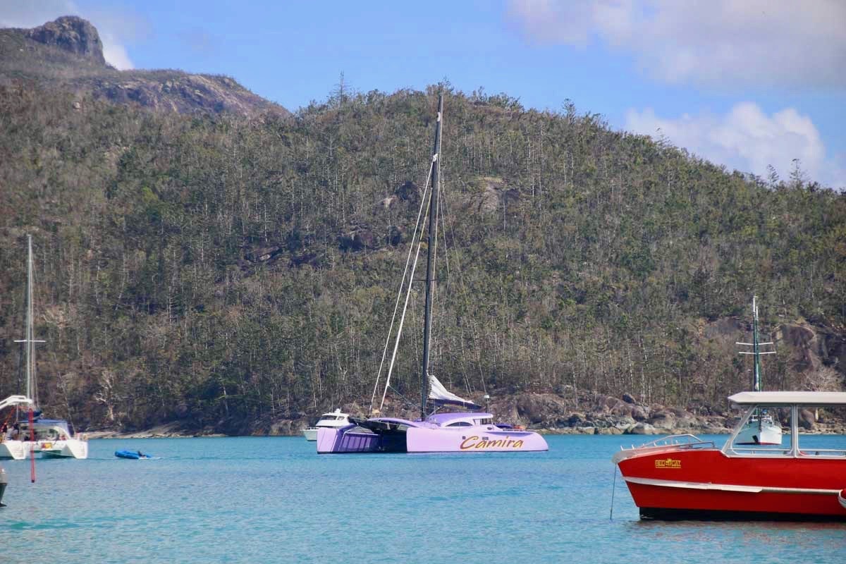 Camira de loin Whitsunday Australie